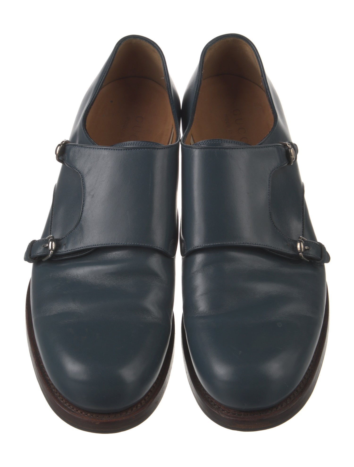 Gucci Leather Monk Straps